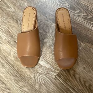 Slip on kitten heel shoe- can be worn with dress or casual clothes